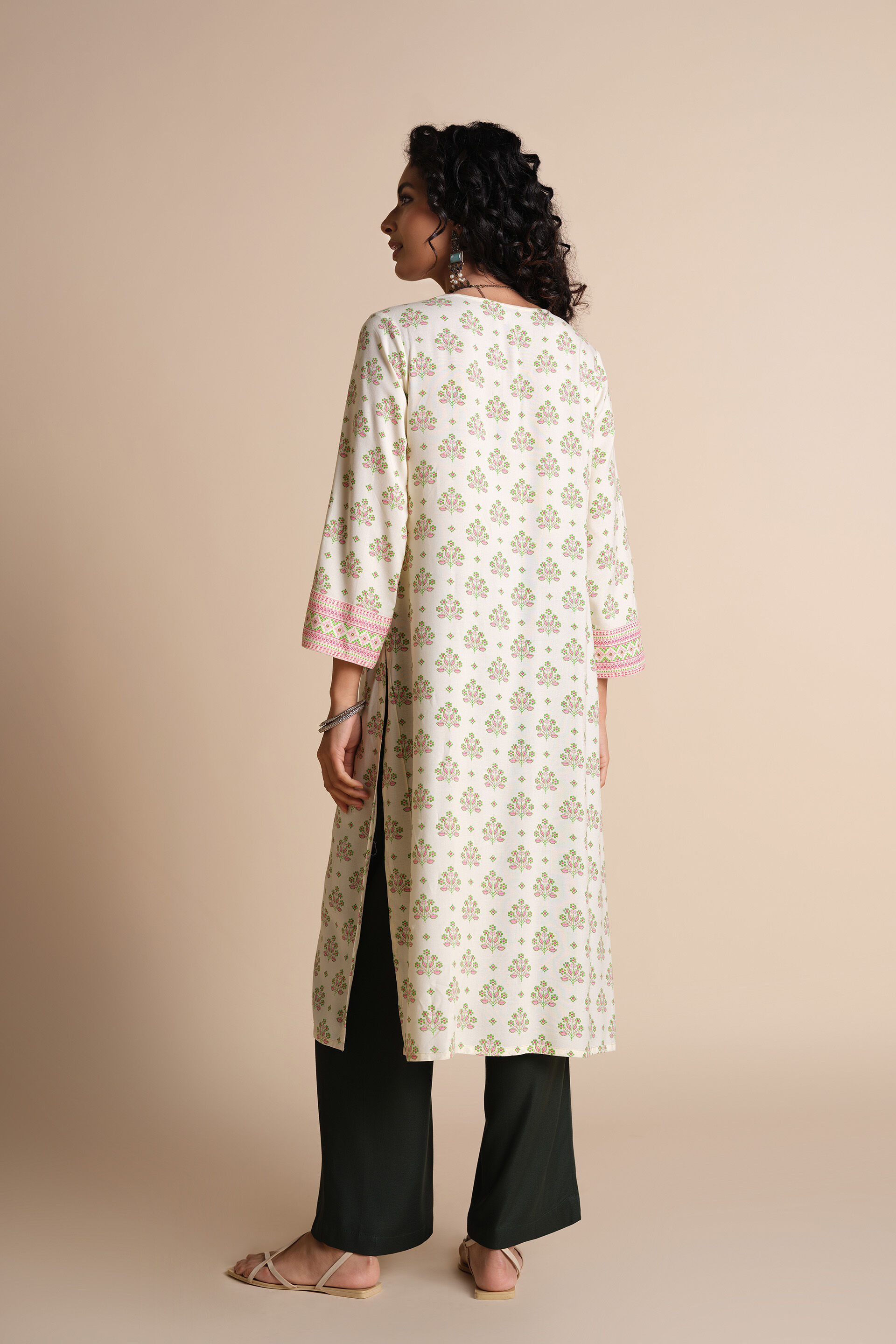 Afana Kurta, White, image 5